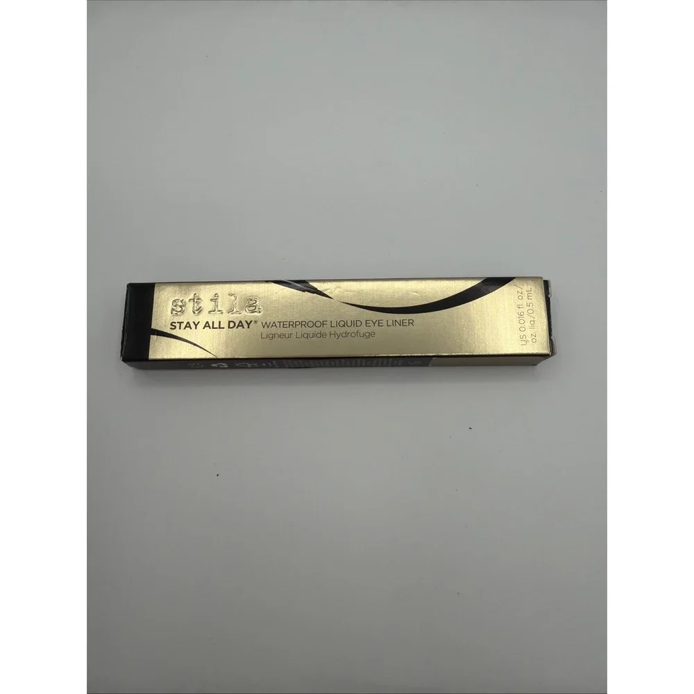 stila Stay All Day Waterproof Liquid Eye Liner INTENSE BL ACK Full size